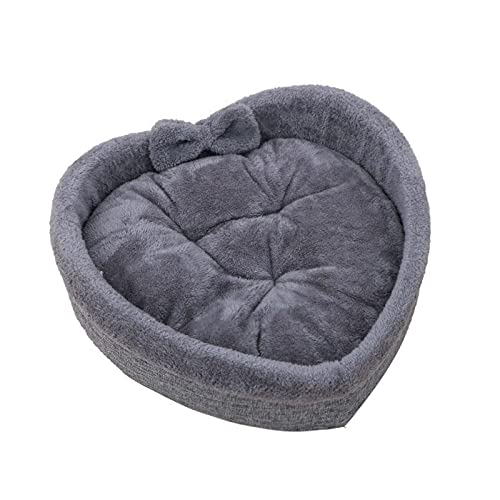 Heart-Shaped-Cat-Dog-Bed-Kennel-Love-Pet-Nest-Super-Soft-Cotton-Velvet-Winter-Warm-Pet-Cat-Nest-Dog-Bed-Pet-Sleeping-SuppliesGrey43x14cm