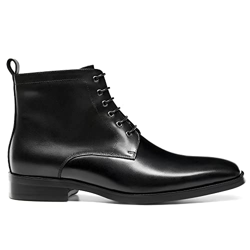 Image of GIFENNSE Mens Chukka Boots Mens Dress Boots Oxford Leather Boots Famal Chelsea Boots for Men