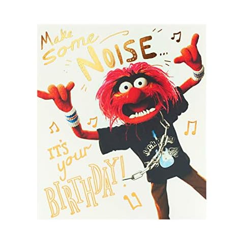 UK Greetings Muppets Funny Birthday Card Cover