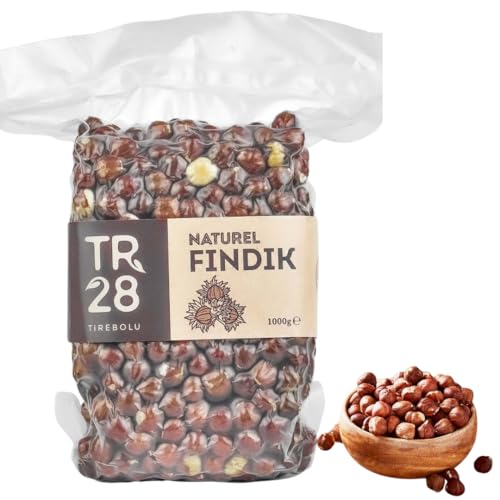 Giresun Plump Raw Hazelnuts, 100% Natural & Delicious, Organic, Additive-Free, Authentic Turkish Product, Geographical Indication Registered, (GİRESUN ÇİĞ FINDIĞI), 1000g / 2.2 lb