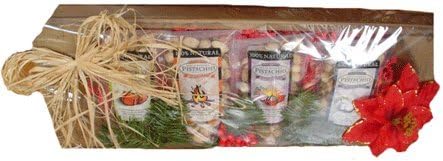 Primitive Pine Candle Box with Gourmet Pistachios