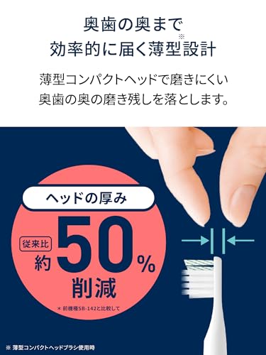 オムロン(Omron) オムロン 電動歯ブラシ HT-B3191-JTW の商品画像 6