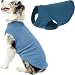 Gooby - Stretch Fleece Vest, Pullover Fleece Vest Jacket Sweater Dogs, Steel Blue, 4X-Large