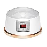 Wax Warmer Hair Removal 2018 Upgrade Version Electric Wax Heater With LCD Temperature Display and UL Certification Plug Waxing Kit Wax Melts with 4 Flavors Hard Wax Beans and 10 Wax Applicator Sticks