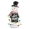   52915-Snowman-Let-It-Snow-Chalk-Board-Multicolor-975-x-5-Inches-Resin-Winter-Christmas-Holiday-Figurine