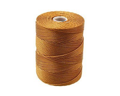 C-LON Fine Weight Bead Cord, Gold - 0.4mm, 136 Yard Spool