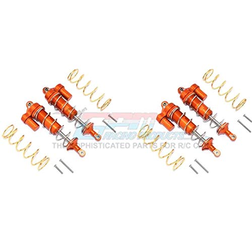 GPM Alum Rear Double Section Spring Dampers 135mm Orange : Kraton/Outcast/Notorious
