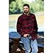 Legendary Whitetails Men's Standard Flannel Shirt Long Sleeve Button Down 100% Cotton, Cabin Fever Plaid, XX-Large