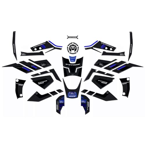 Kit complet moto V-Strom 1050 autocollants 3D pour vos trajets