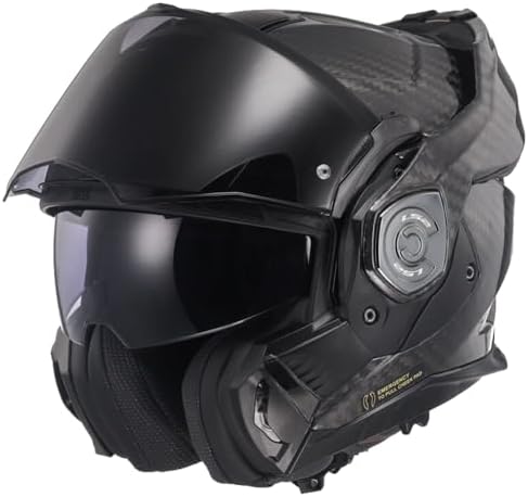 LS2, Klapphelm Motorrad ADVANT X CARBON Gloss Carbon, XXL | Beschlaghemmend