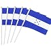 25 Pack Hand Held Small Mini Flag Honduras Flag Honduran Flag Stick Flag Round Top National Country Flags,Party Decorations Supplies For Parades,World Cup,Festival Events ,International Festival