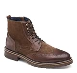 Johnston & Murphy Men's XC Flex Cody Wingtip Zip Boot Mahogany Full Grain/Suede 11.5 M US
