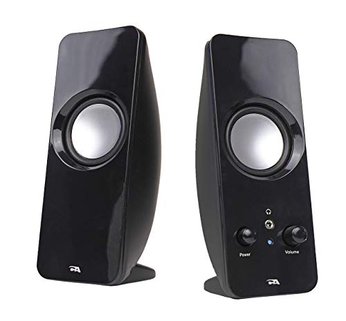 Cyber Acoustics CA-2050 2.0 Desktop Speakers (Renewed)