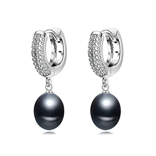 Boucles d'oreilles pour femmes de mariée en cercle de perles pour grands jours