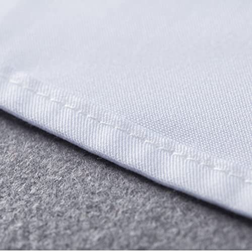 Extensión de camisa para mujer, falsa, parte superior, camisa de barrido, minifalda para mujer, minifalda para mujer, camiseta extensora, falda alargadora con botones, O blanco., XL