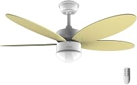 Stropný ventilátor Cecotec EnergySilence Aero 4260 SunLight s LED svetlom, 40 W, DC motor, priemer 107 cm, 5 lopatiek, diaľkové ovládanie, časovač, 6 rýchlostí 1