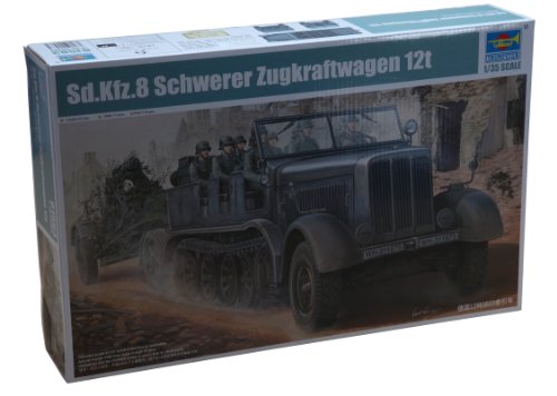 Véhicule Semi-chaîne SD.Kfz.8 Trumpeter 1:35 maquette plastique haute précision
