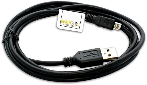 6ft Cable Forge USB Cable for: Alcatel OneTouch Evolve 5020T Data/Sync/Computer M to Male USB 2.0 Cord (Black, 6 Feet)