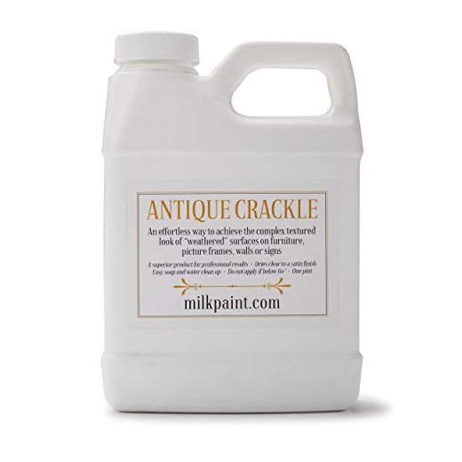 Milk Paint Crackle Finish in Pint Size