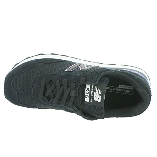 New Balance Women's 515 V1 Sneaker, Black/Iridescent, 7.5 M US