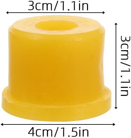 VOSAREA 30pcs Leaf Spring Bushing: Heavy-Duty Rubber Double Eye Spring Replacement For Electric Tricycle - Shackle Bushings - Rubber Sleeve Gaskets