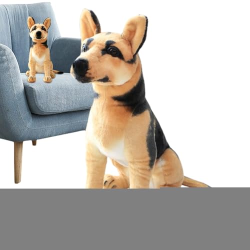 Uoqpty Perros De Peluche,Almohada Realista En Posición De Sentada | Elemento Decorativo De Cachorro De Peluche - para Familia Y Amigos, para Niña, para Hogar, para Interior, para Cumpleaños, Navidad, Uoqpty Perros De Peluche,Almohada Realista En Posición De Sentada | Elemento Decorativo De Cachorro De Peluche - para Familia Y Amigos, para Niña, para Hogar, para Interior, para Cumpleaños, Navidad,