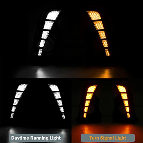 Luz Diurna LED para Toyota Highlander 2017-2019 con Kit de Niebla miniatura 5