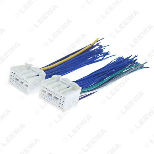 10X 35Pin+38Pin Full Pin Pluging Car Stereo Wire Harness Adapter Connector Plug Into Radio for KIA K2/K3/K4/For Elantra/Mistra