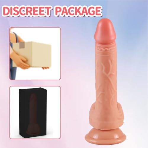 Miniatura 7 de 16,5 Cm Pene Realista Con Piel, Mini Consolador De Silicona Suave Con Potente Ventosa, Consoladors Anal Estimulador Del Punto G Para Adultos Principiantes, Mujeres Hombres Gays