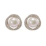 Fashion Stud Pendiendo Artifl ​​Pearl Party Party Jewelry Prestand Girlwhite White