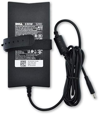 Dell Genuine 5JDV6 130w Power Adapter Charger for Inspiron AIO 7459, Precision 5510, 5520, 5530, Precision M3800, XPS 15 9530, 9550, 9560, 9570, Optiplex 3050 AIO Part Numbers 5JDV6 M1MYR UK