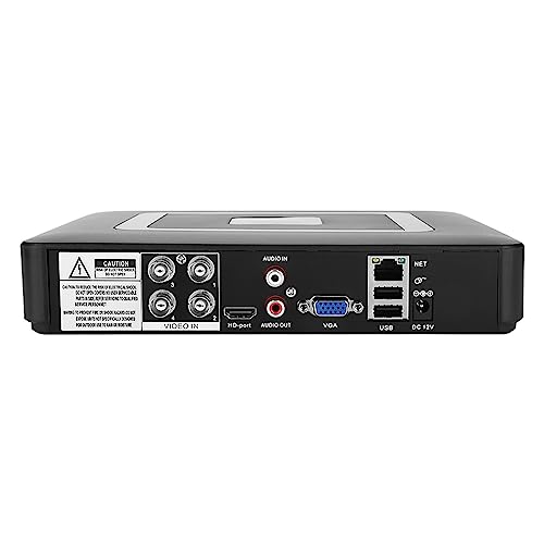 4-Kanal 4-Kanal-Sicherheits-CCTV AHd CVI/TVI/DVr NVR 5-in-1-Echtzeit-Videorecorder 100-240 V (100–240 V europäischer Standard)