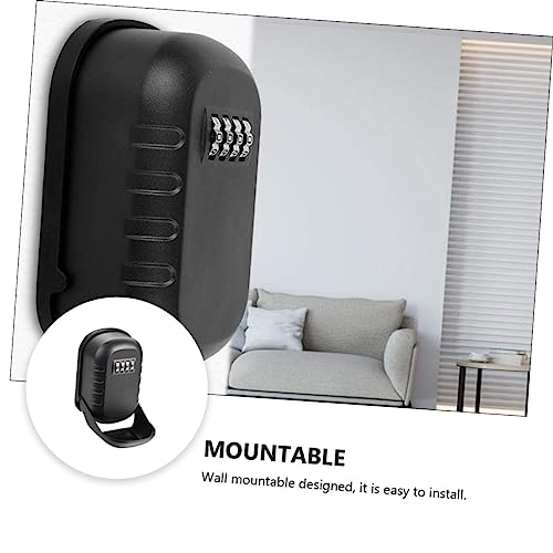 Boîte à clés murale Healvian en aluminium à code pour maison et bureau