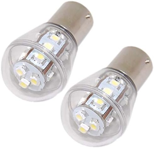 HQRP 2-Pack Headlight LED Bulb compatible with John Deere 5200 5300 5400 5500 D100 D105 D110 D120 D125 D130 D140 D150 D155 D160 D170 GT225 GT235 GX255 GX325 GX335 Tractor