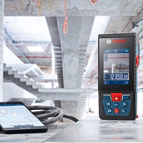 Trena Laser Bosch GLM 120 C alcance 120m com Bluetooth