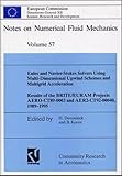 Euler and Navier-Stokes Solvers Using Multi-Dimensional Upwind Schemes and Multigrid Acceleration: Results of the BRITE/EURAM Projects AERO-CT89-0003 ... Fluid Mechanics and Multidisciplinary Design)
