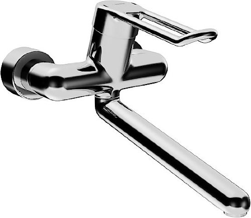 HansaMedipro Mixer Basin Mural Half Precut 311 mm Chrome (02572205)