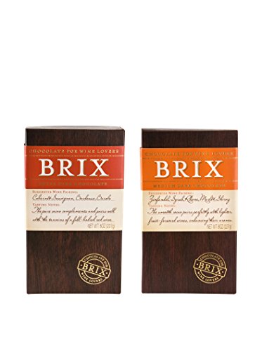 Brix Chocolate Bar, Medium Dark, 8 Ounce