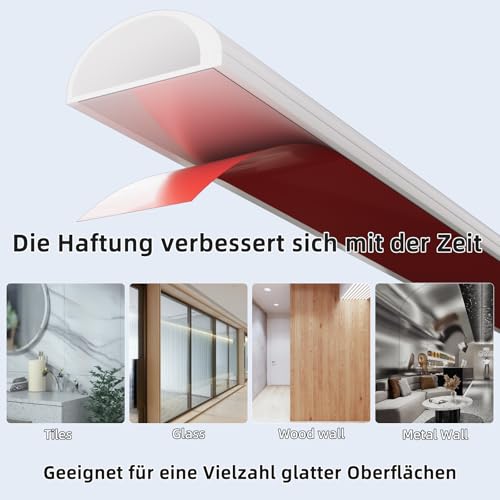 Kabelkanal Weiß Selbstklebend,Flexible Silikon Kabelschacht Kabel Verstecken Kabelabdeckung für Wand,TV,Decke,Boden,Fußleisten,2M Länge,27(B) x 15(H) mm