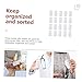 PERSELOSO 50ml Thick Plastic Capsule Bottles 30pcs Refillable Medicine Containers Airtight Lids for Travel Vitamins and Outdoor Use