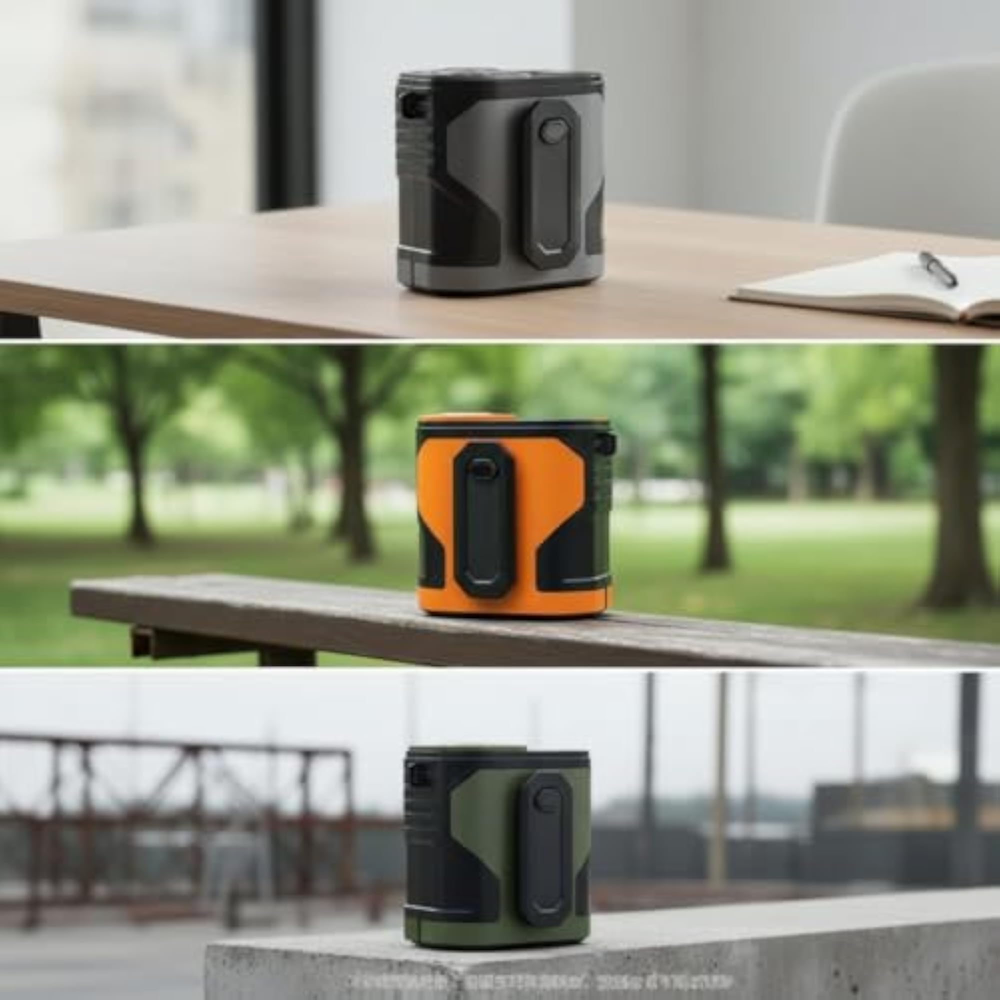 Rechargeable Waist Fan for Hands-Free Cooling, Compact Rugged Design
