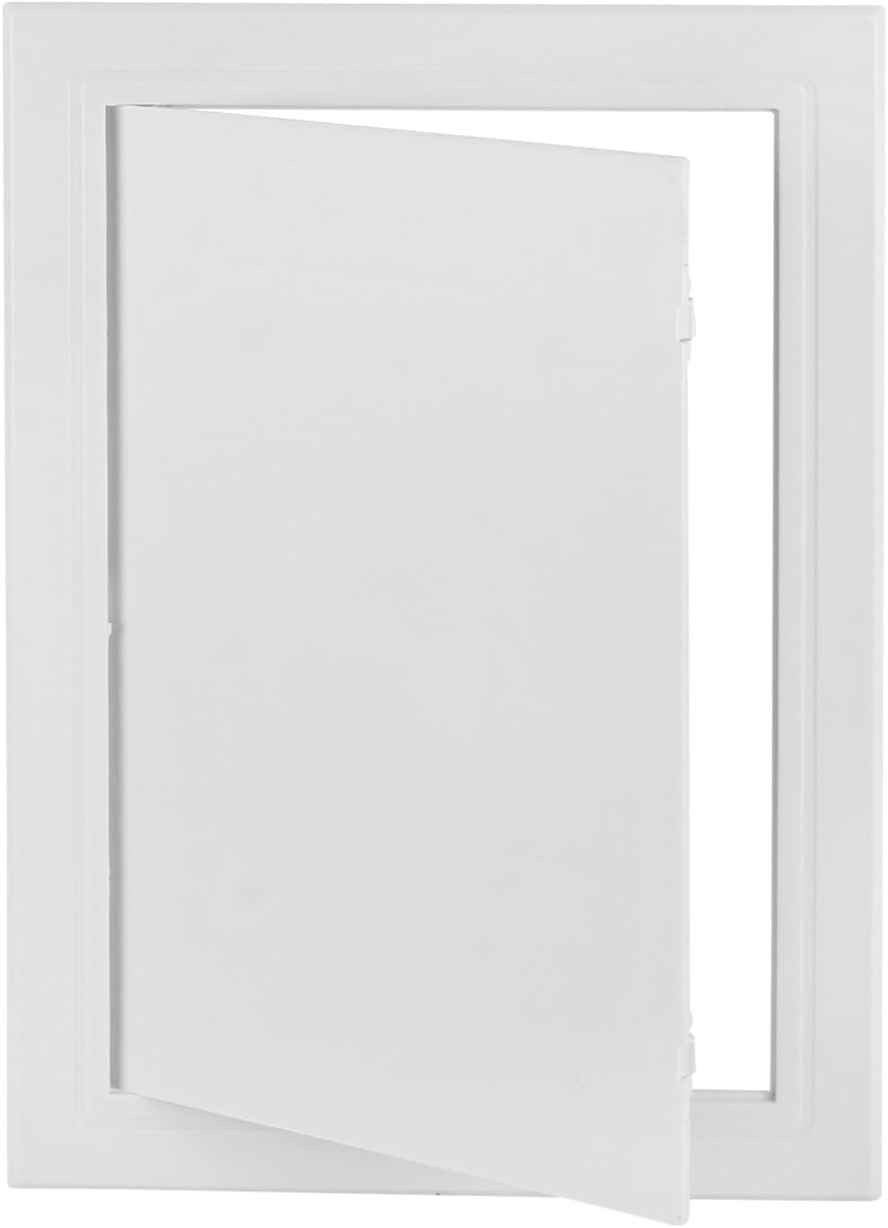 8×12 inch Plastic Access Panel for Drywall Ceiling Reinforced Plumbing Wall Access Doors Opening Flap Cover Plate Removable Hinged 20cm x 30cm, White