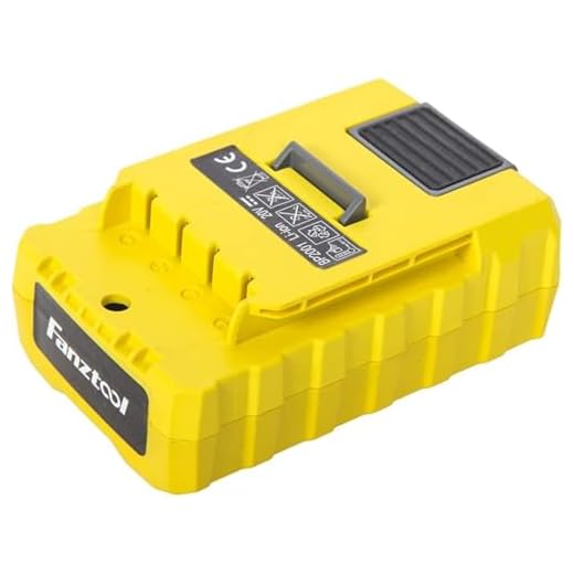 FANZTOOL 20V Ersatz-Akku, 2500 mAh Lithium Werkzeugakku für alle FANZTOOL Geräte