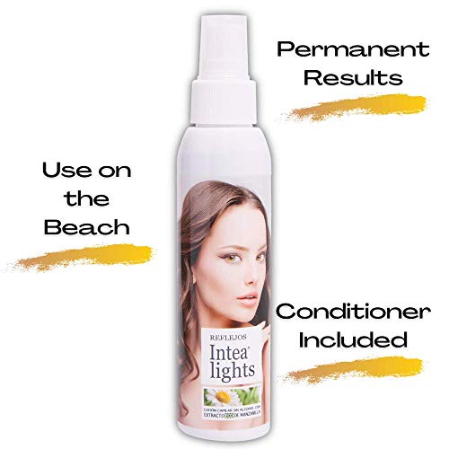 Camomila Intea Hair Lightener For Dark Hair - Hair Lightening Spray With Conditioner - Eco Chamomile Extract - 4.3 Oz #TOP2