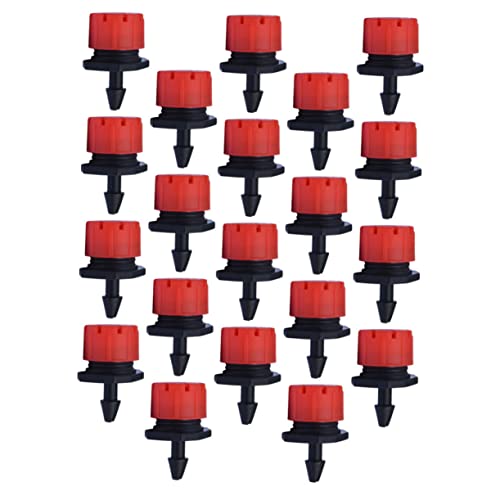 SUPVOX Adjustable Drip Irrigation Dripper Set 100pcs Plastic Nozzles for Lazy Drip Irrigation for Plant Watering Devices