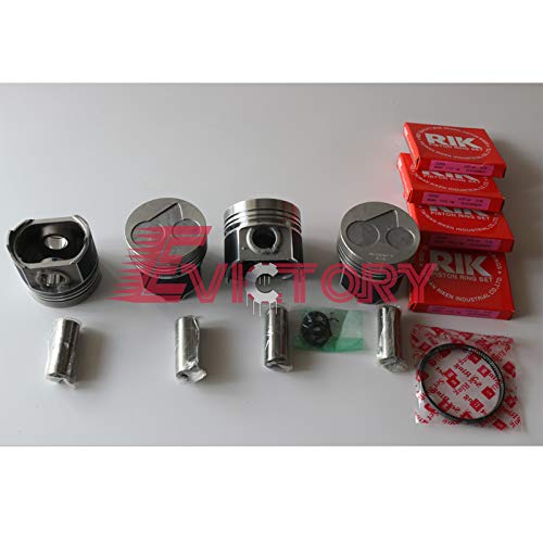 Pistón V2203 +0,50 mm soluciona la pérdida de compresión en motores Kubota