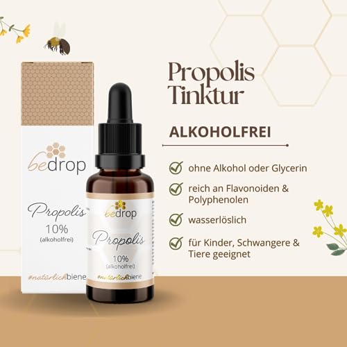 Propolis Tropfen ohne Alkohol – Extrakt für Kinder und Tiere