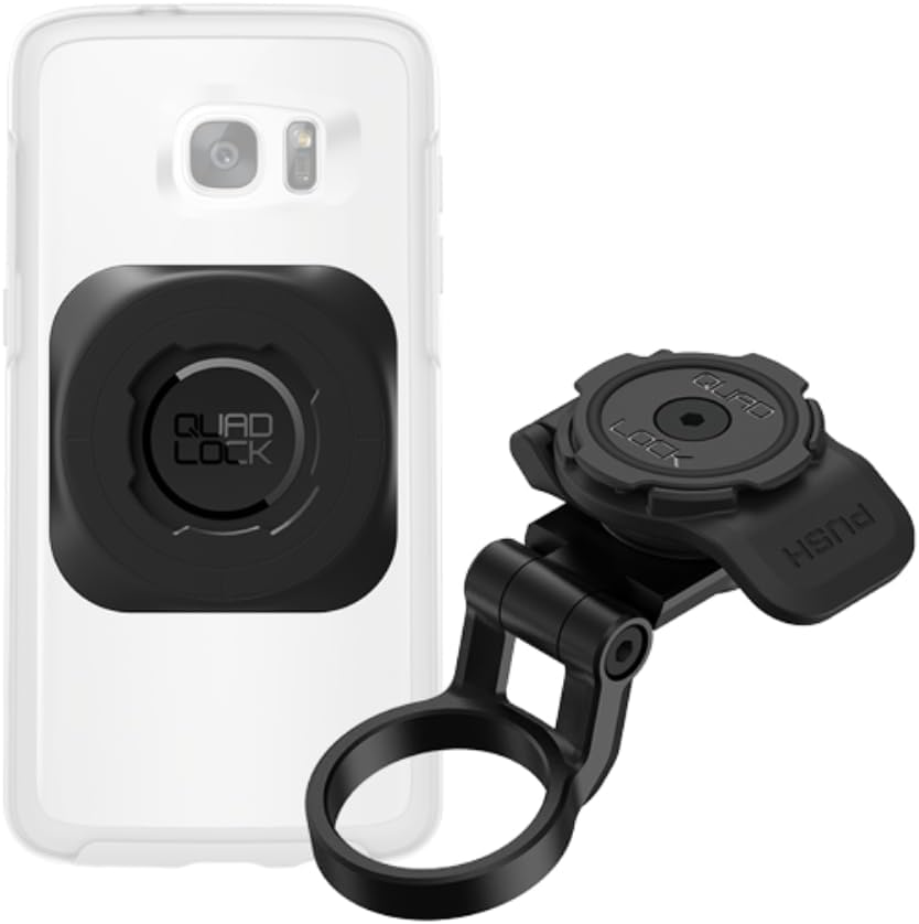 Quad Lock Stem Cap Bike Phone Mount (Adjustable) Kit with Universal MAG Adapter for Smartphones