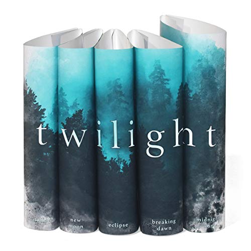 Juniper Books The Twilight Saga DUST Jackets ONLY | Custom Designed Book Covers for Your 5-Volume Twilight Book Set Published by Little, Brown | Author Stephenie Meyer | Books NOT Included