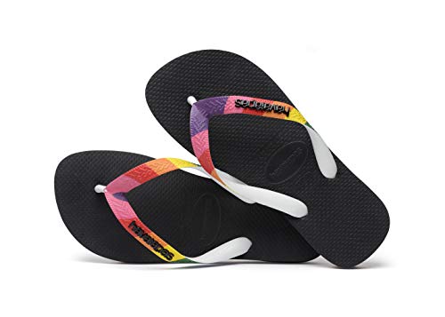 Havaianas Men's Top Pride Strap Flip Flop Sandal, Black, 11-12 #TOP23